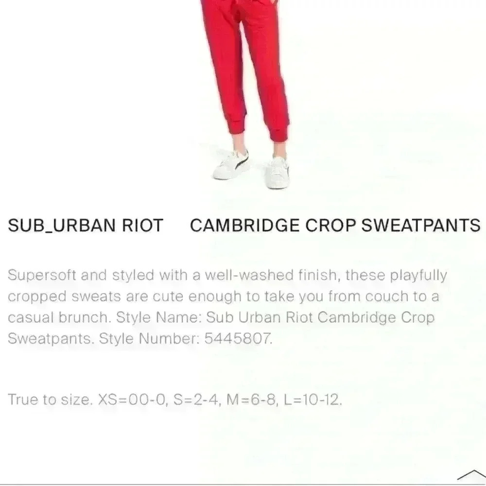 [SET] NWT Sub_urban Riot Chill Willow Sweatshirt & Matching Joggers - Picture 10 of 10